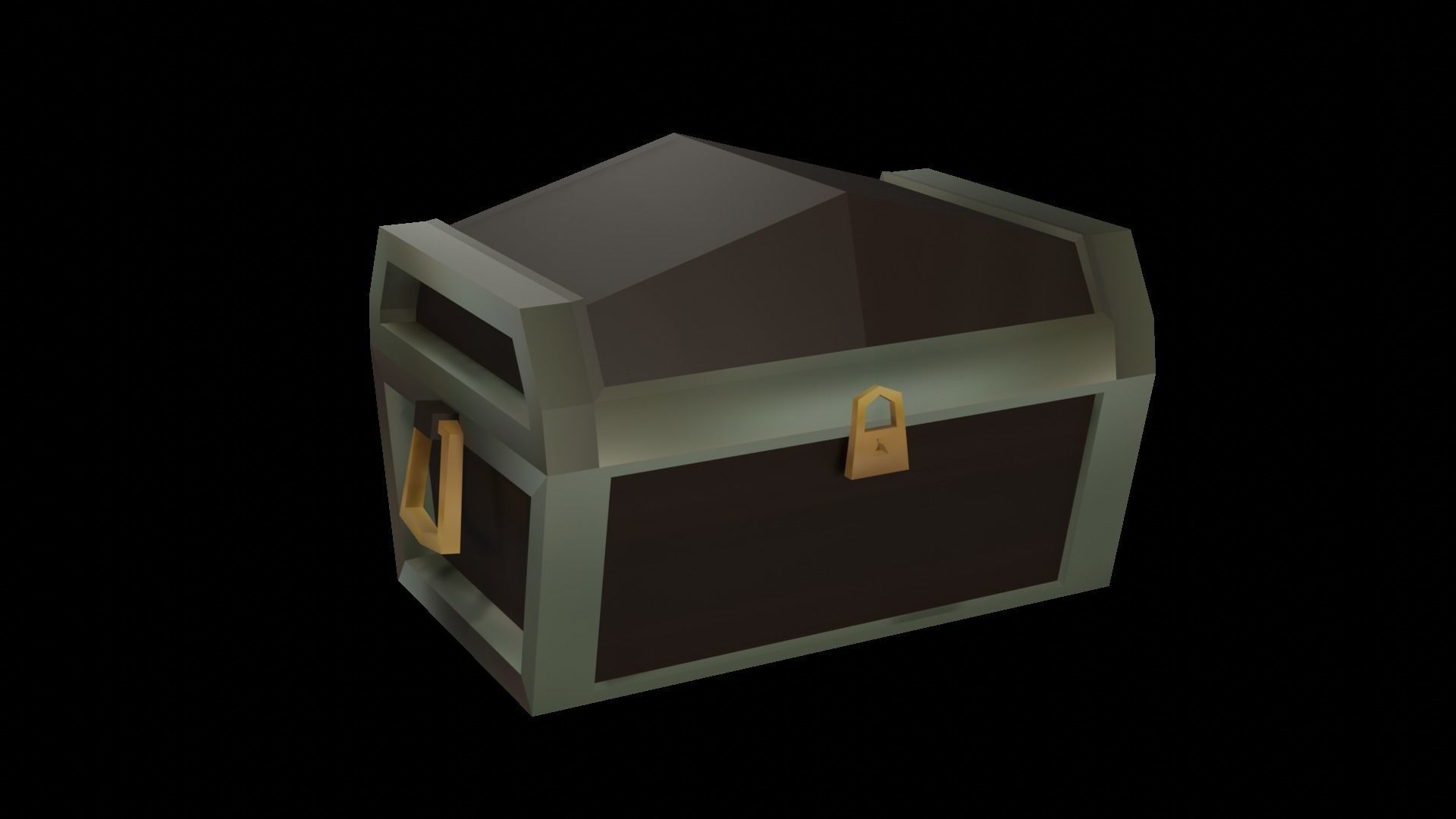 Lowpoly Stylized Witch Asset 3D model_10