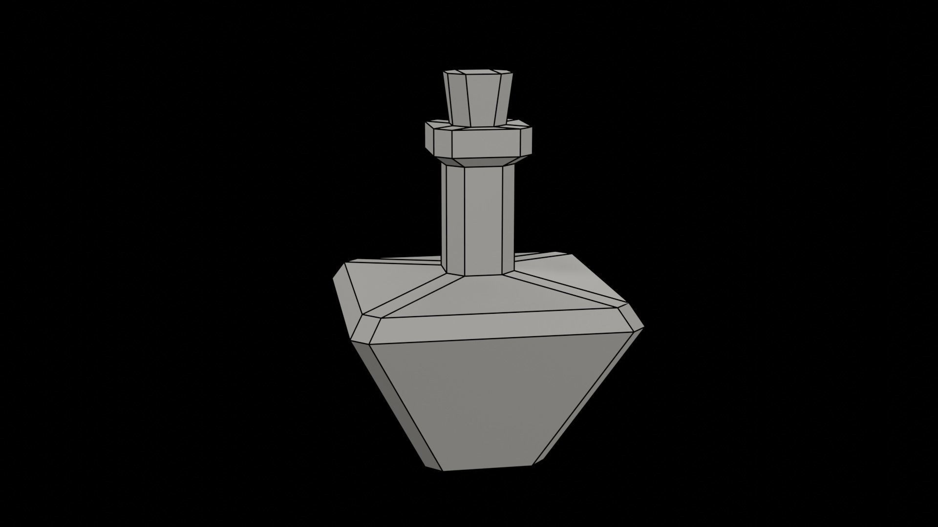 Lowpoly Stylized Witch Asset 3D model_55