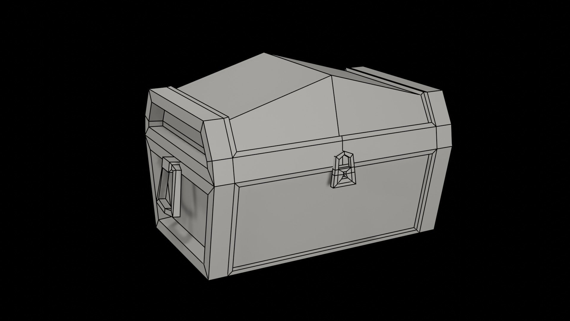 Lowpoly Stylized Witch Asset 3D model_11