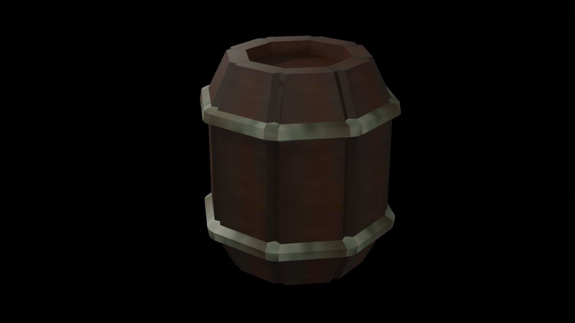 Lowpoly Stylized Witch Asset 3D model_18