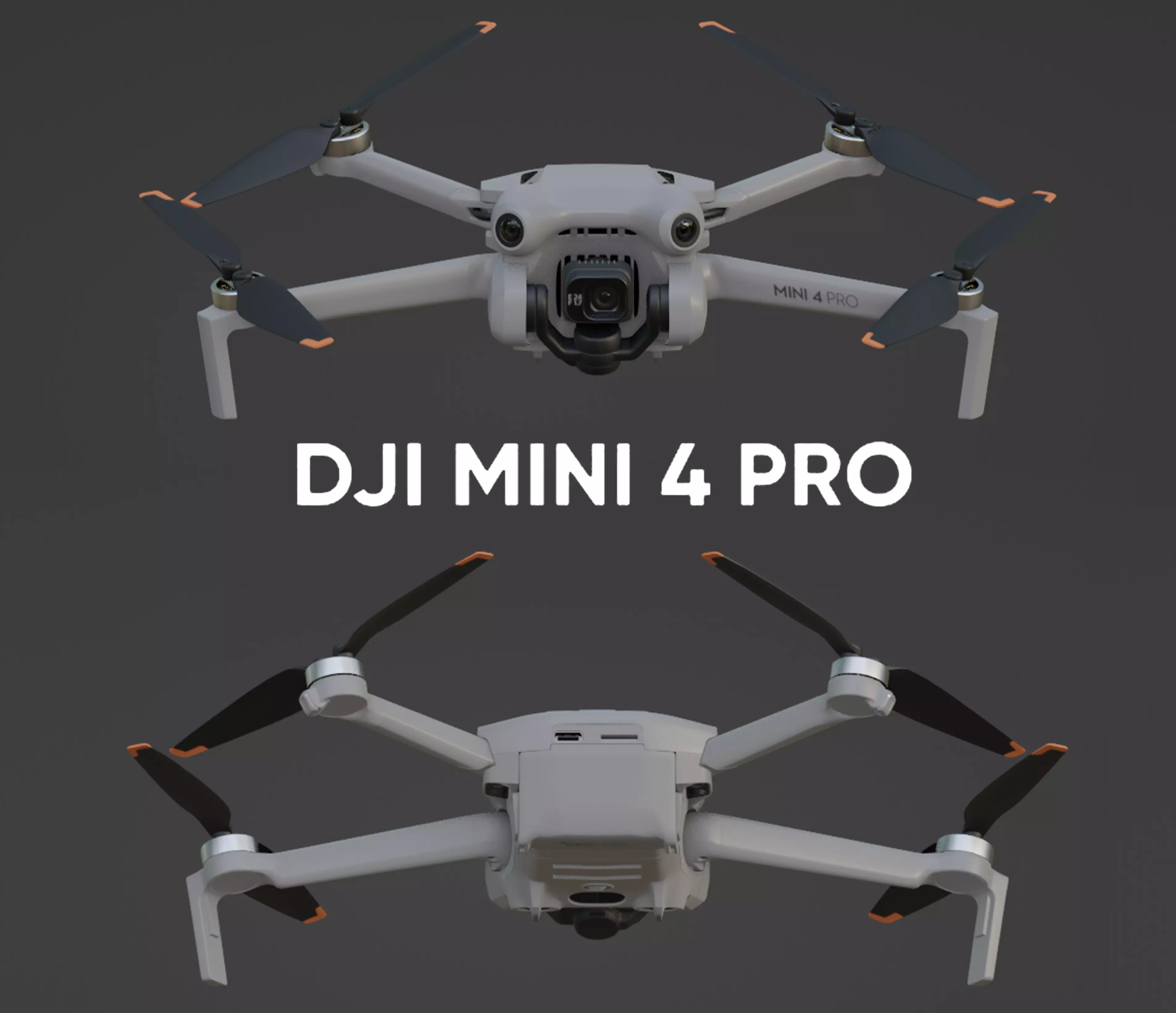 DJI Mini 4 Pro Drone 3D model_0