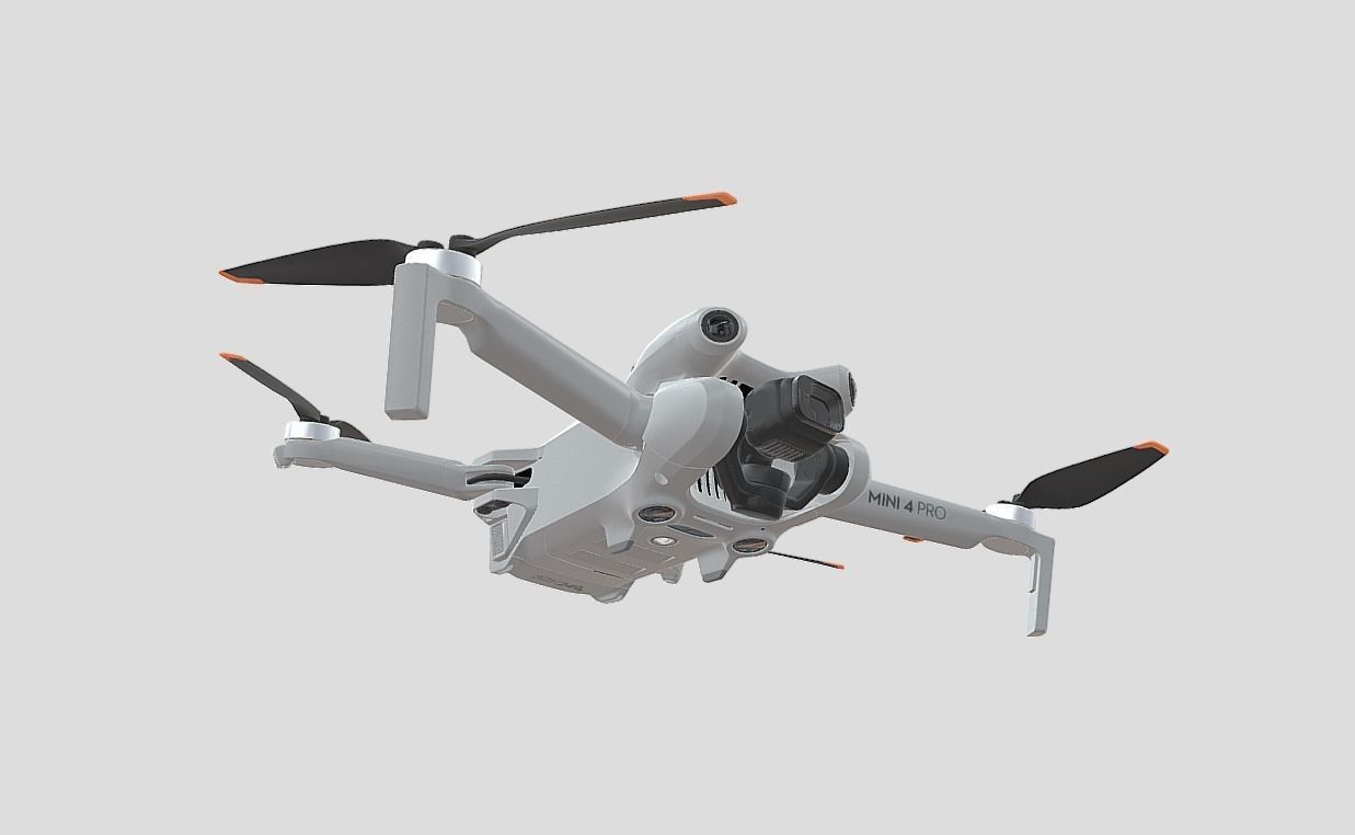 DJI Mini 4 Pro Drone 3D model_8