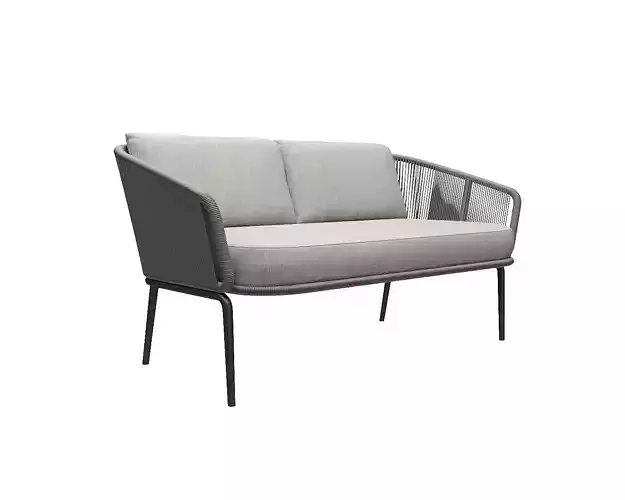 Dedon Rilly 2 Seater sofa 3D model