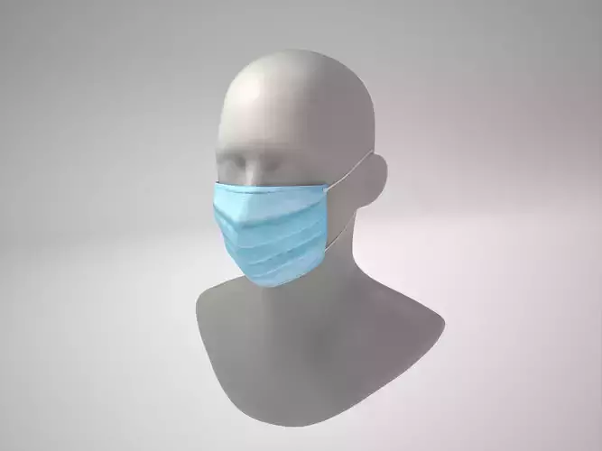 Medical face mask - 4K Texture