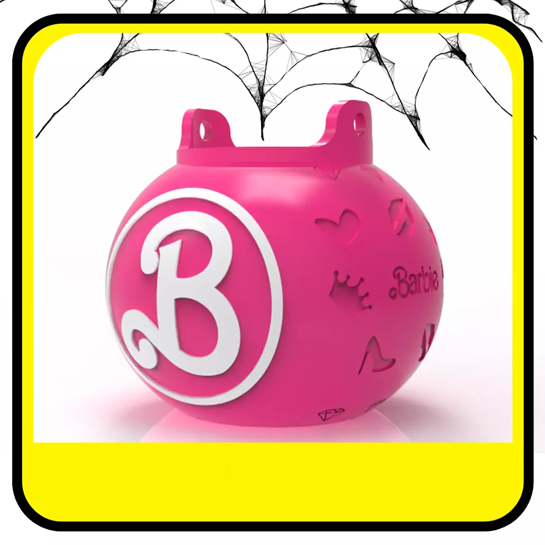 Candy box for Halloween - Barbie 3D print model_0