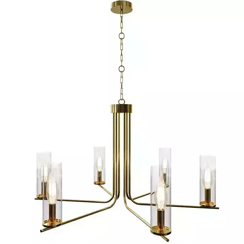Mid Century Modern 6 Light