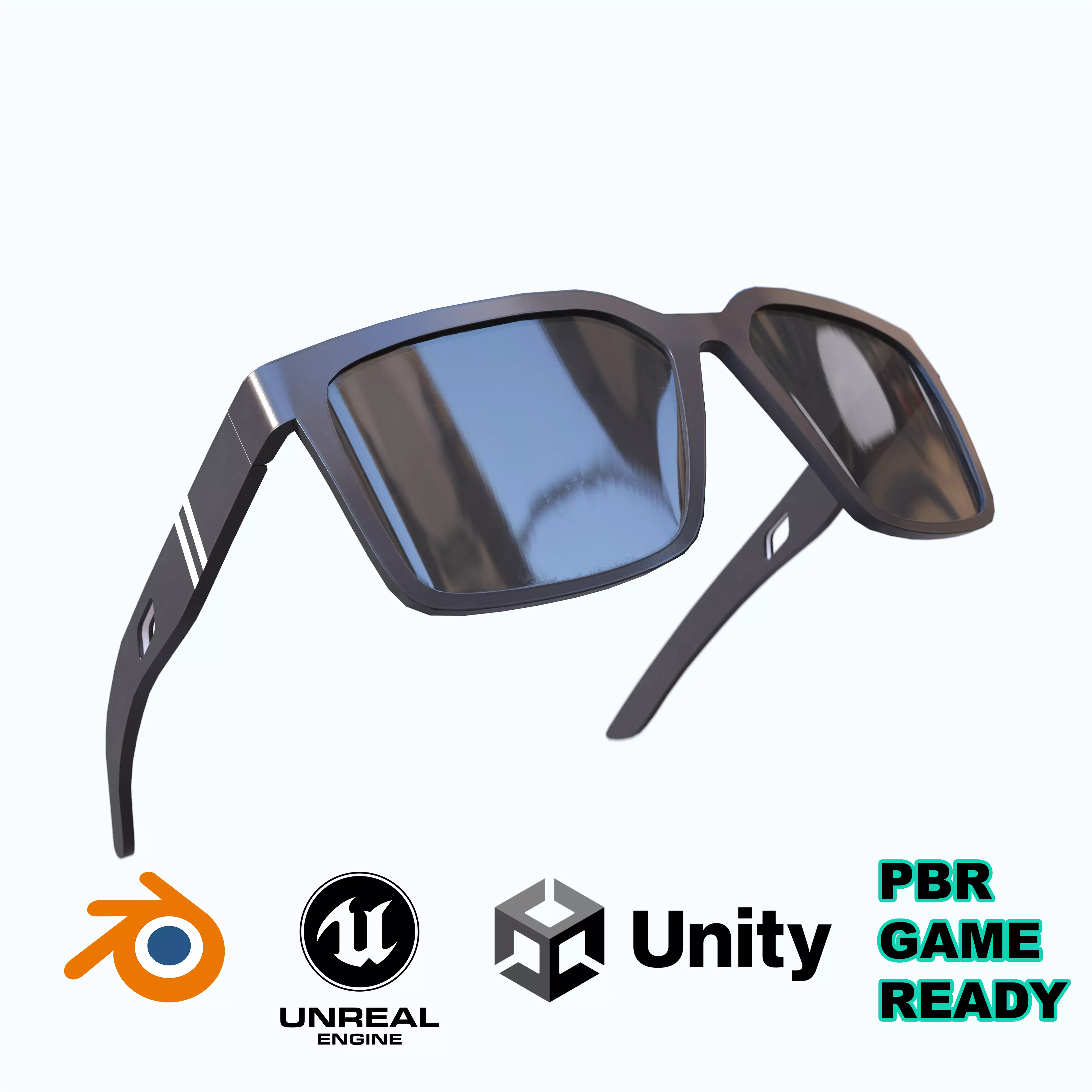 Sunglasses Free low-poly 3D model