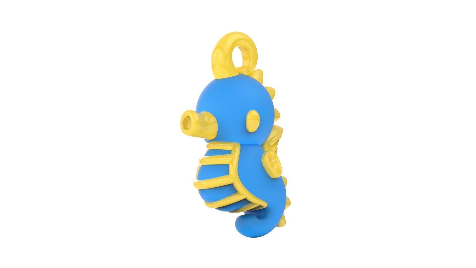 3D Printable Cute Seahorse 3D print model 3D print model_1