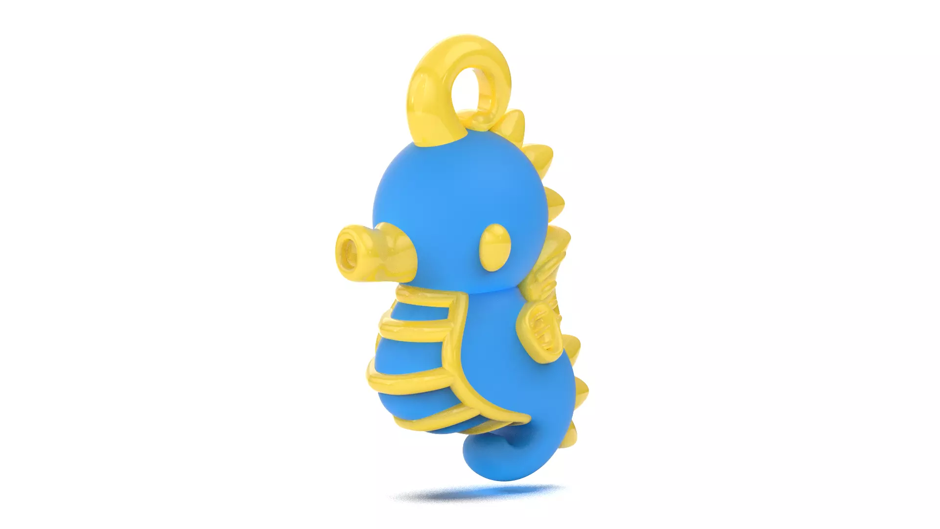 3D Printable Cute Seahorse 3D print model 3D print model_0