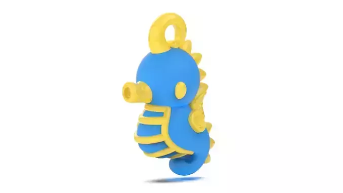 3D Printable Cute Seahorse 3D print model 3D print model