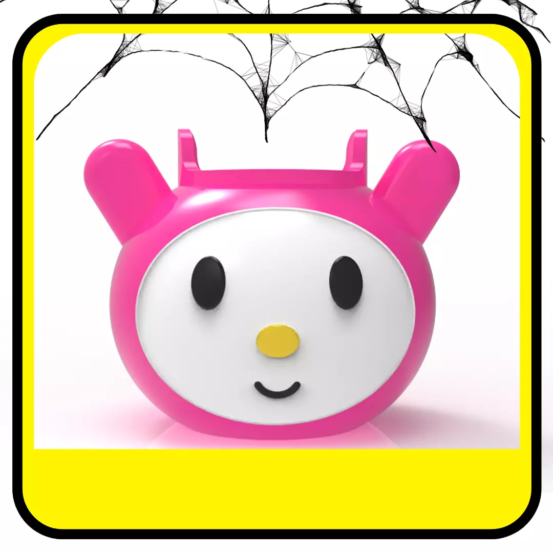 Caja de dulces para Halloween - My melody 3D print model_0