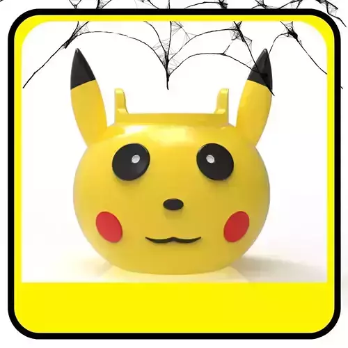 Caja de dulces para Halloween - pokemon pikachu