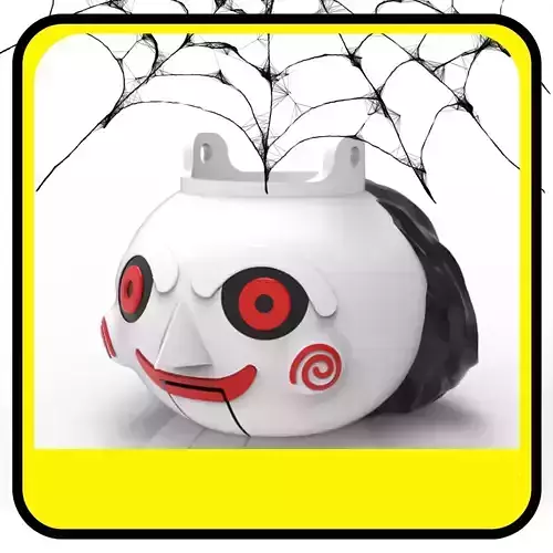 Caja de dulces para Halloween - saw 3D print model