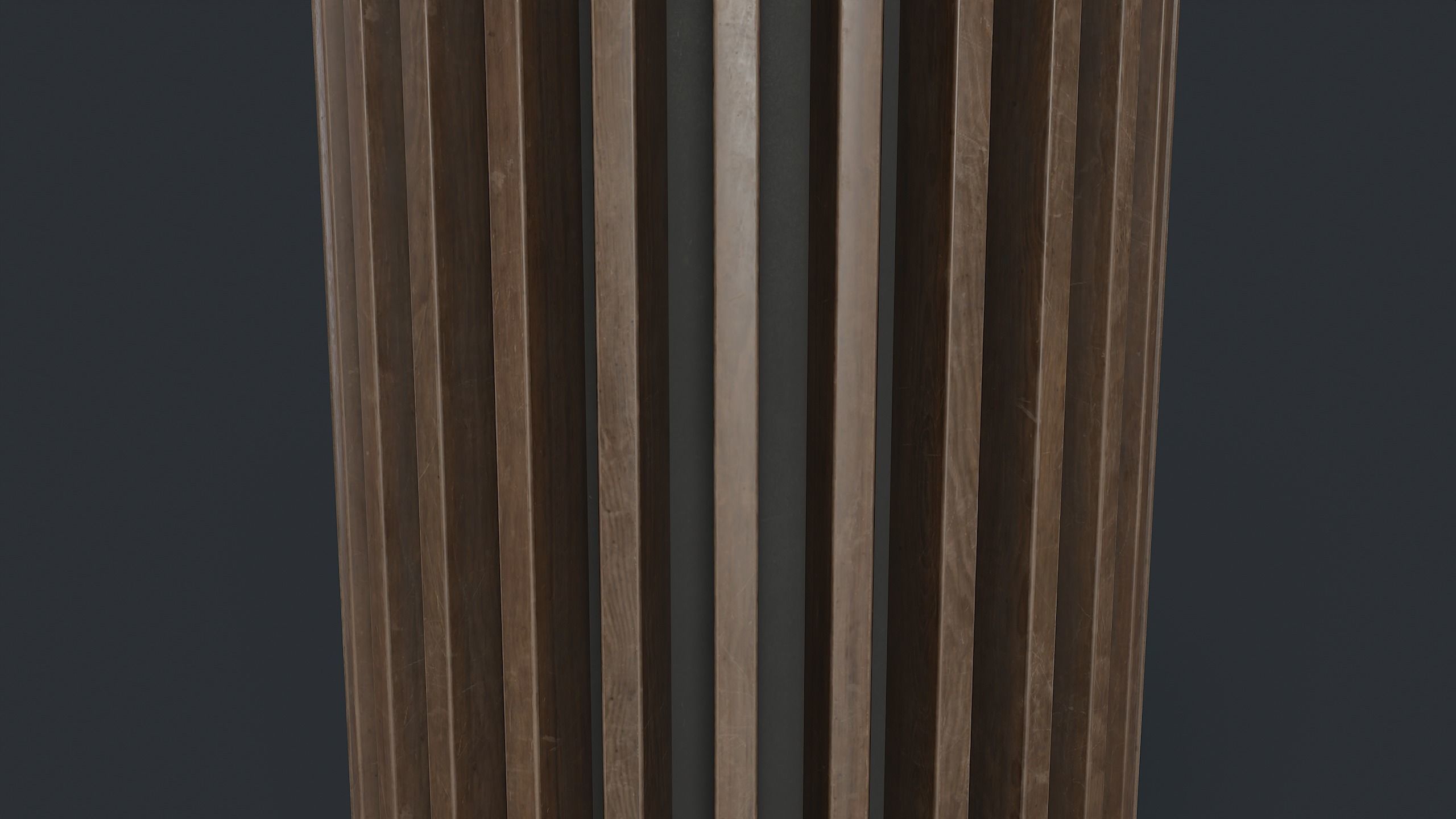 Street Trash Can 43 PBR Game Ready Low-poly 3D model_12