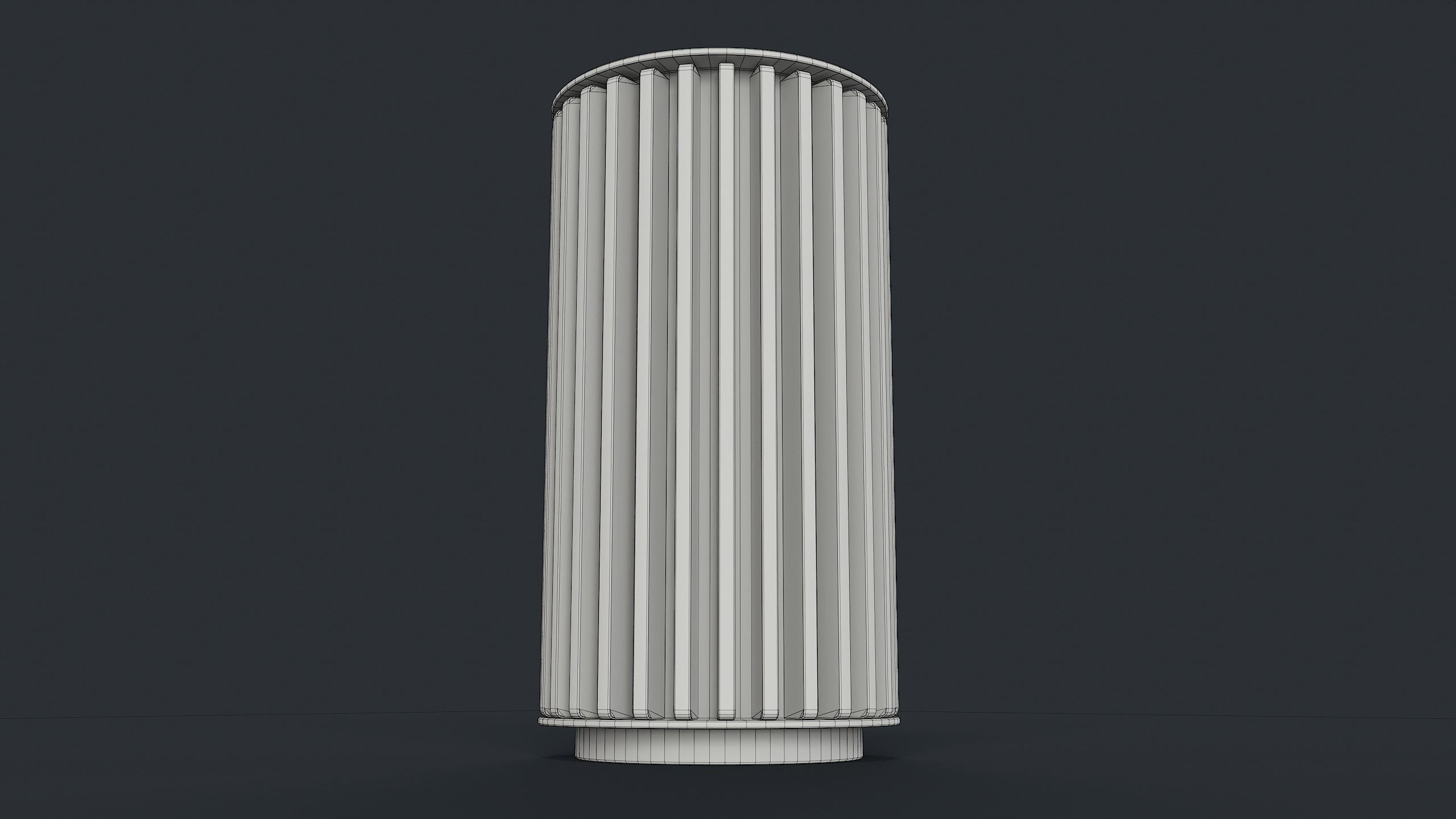 Street Trash Can 43 PBR Game Ready Low-poly 3D model_18