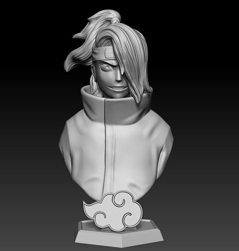 Deidara Bust 3D model