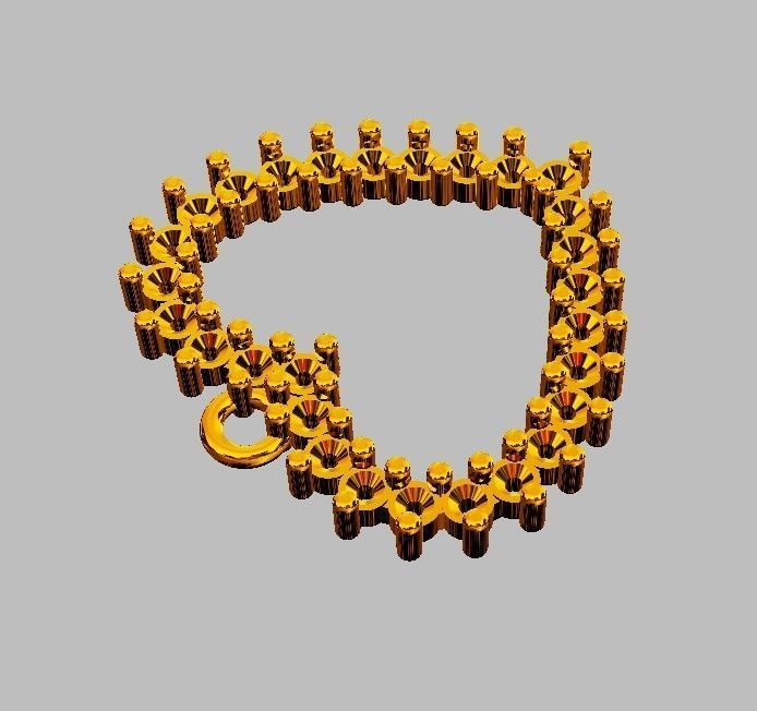 Heart Diamond Pendant 3D print model_8