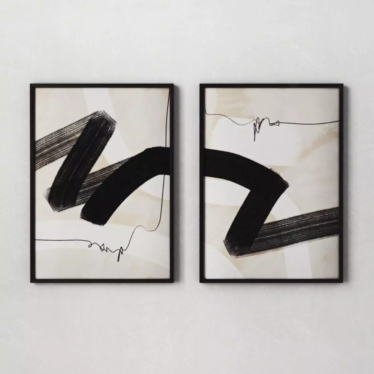 Posters - Abstract Waves 3D model