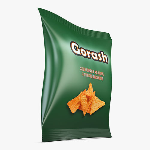 Chips Packaging Gorash Simple M 1 3D model 3