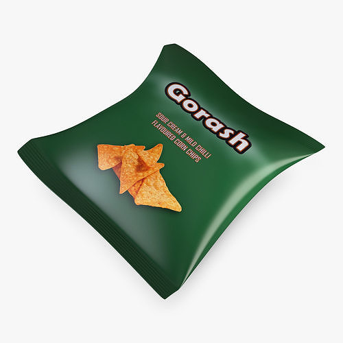 Chips Packaging Gorash Simple M 1 3D model 5