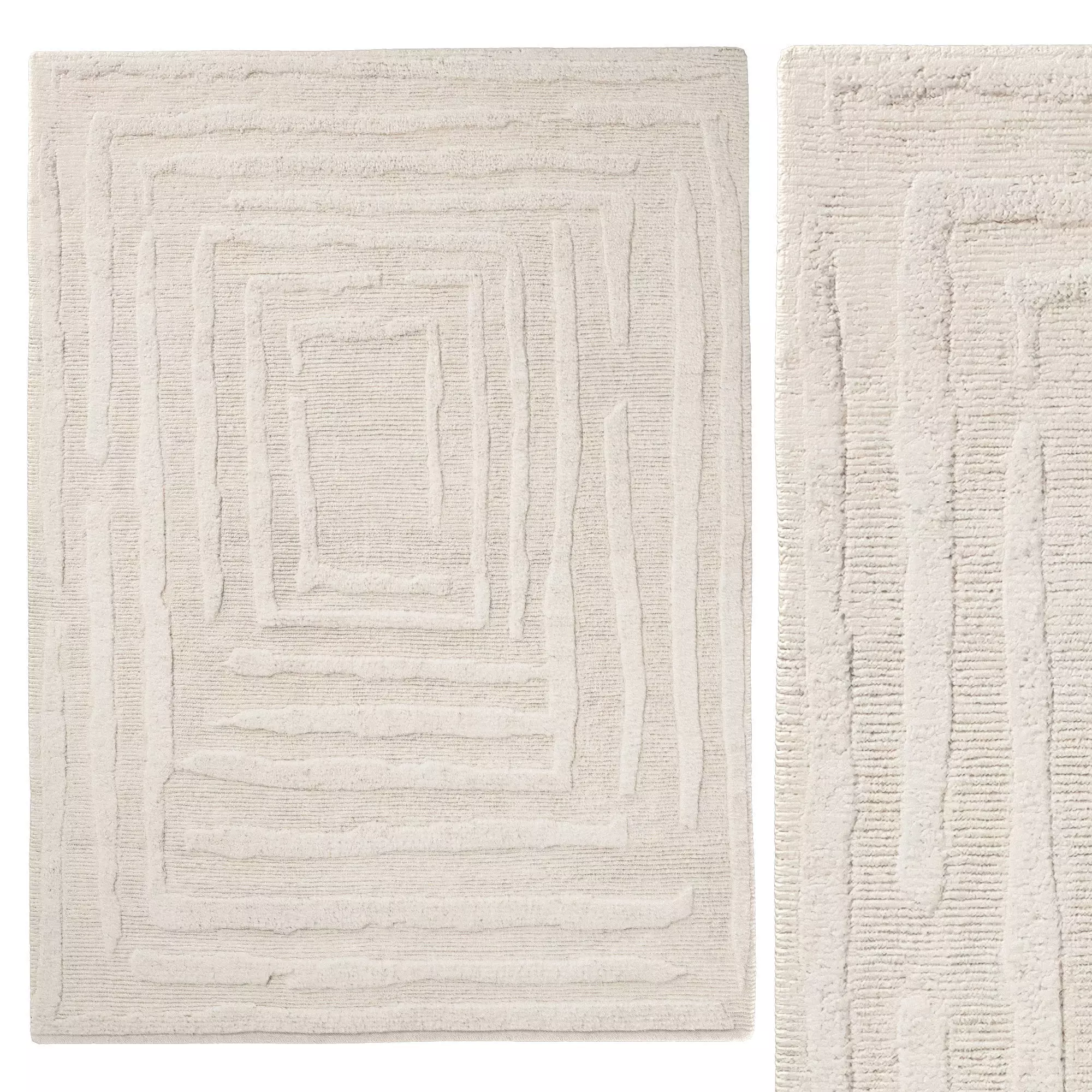 NILIMA WOOL RUG 3D model_0