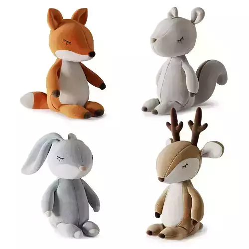 Plush Toys 01 3D model