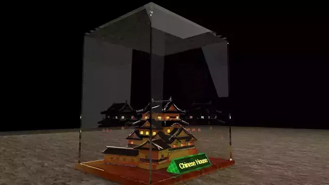 Chinese ancient house  3D model