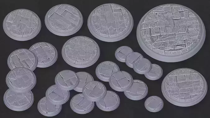 Miniature Bases Paved street