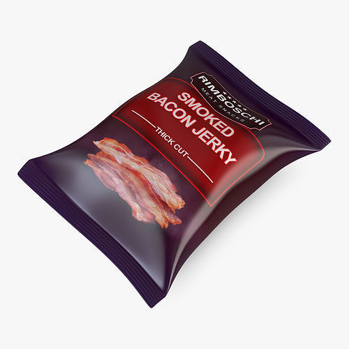 Snack Packaging Rimboschi Bacon Simple M 1 3D model 5