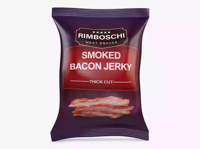 Snack Packaging Rimboschi Bacon Simple M 1 3D model