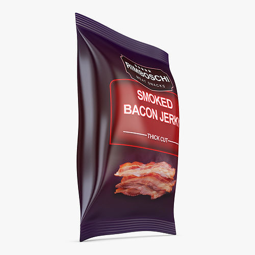 Snack Packaging Rimboschi Bacon Simple M 1 3D model 3