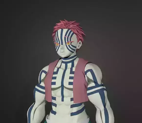 akaza 3D model