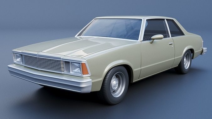 Chevrolet Malibu Coupe 1981  3D print model 3