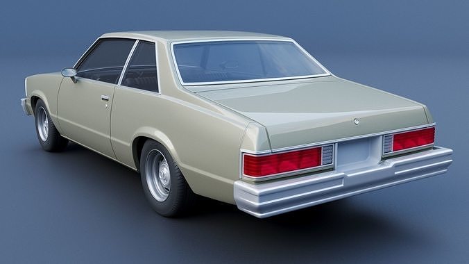 Chevrolet Malibu Coupe 1981  3D print model 5