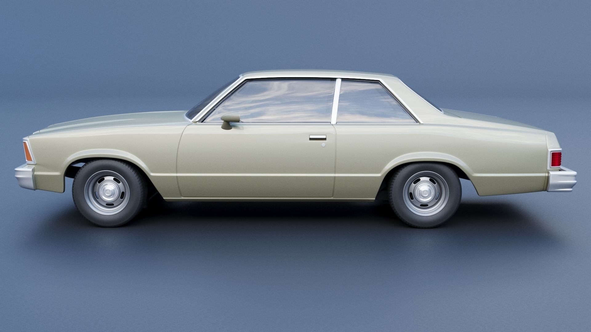 Chevrolet Malibu Coupe 1981  3D print model_3