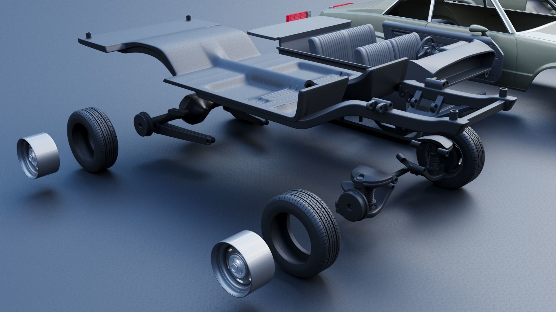 Chevrolet Malibu Coupe 1981  3D print model_19