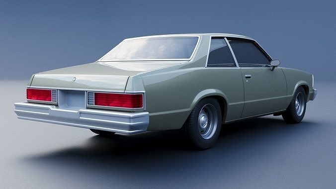 Chevrolet Malibu Coupe 1981  3D print model 6