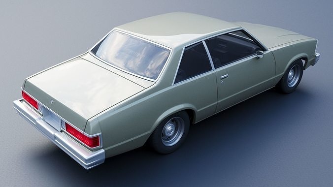 Chevrolet Malibu Coupe 1981  3D print model 7