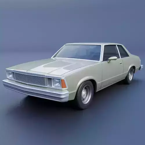 Chevrolet Malibu Coupe 1981  3D print model