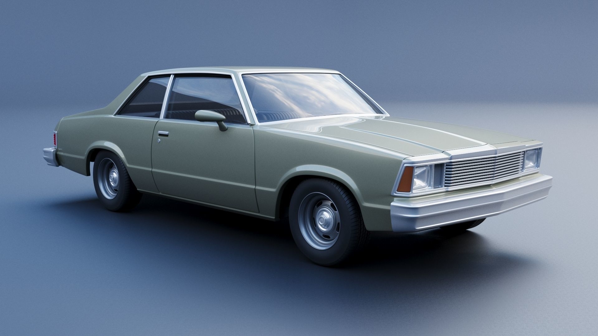 Chevrolet Malibu Coupe 1981  3D print model_8