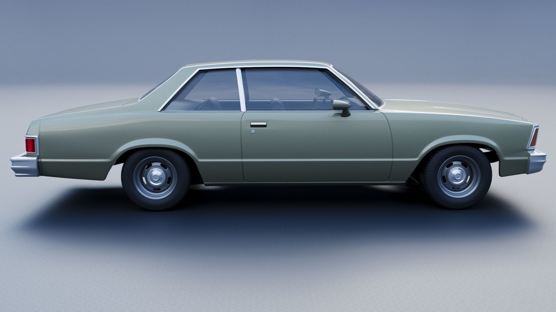 Chevrolet Malibu Coupe 1981  3D print model_7