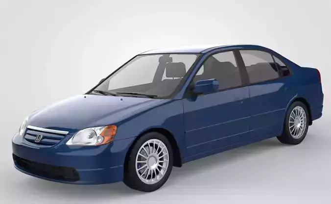 Honda Civic VTEC 3D model