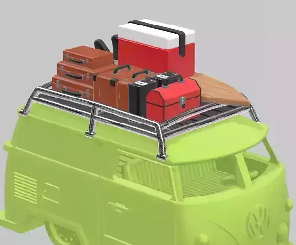 ROOF HACK FOR 1 64 DIECAST SCALE CARS WITH ACCESSORIES 3D print model