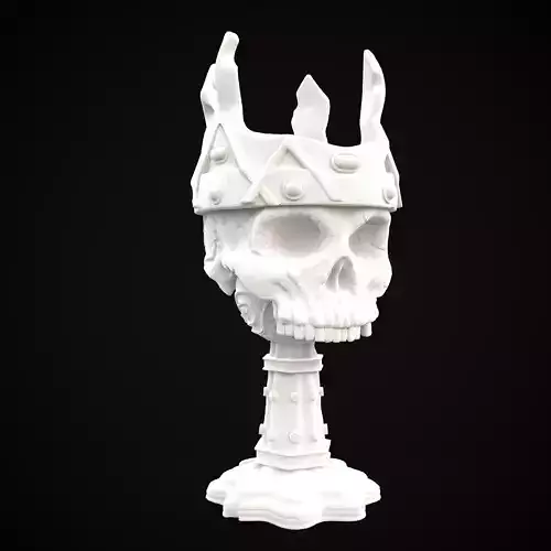Skull Chalice 3D Print  3D print model