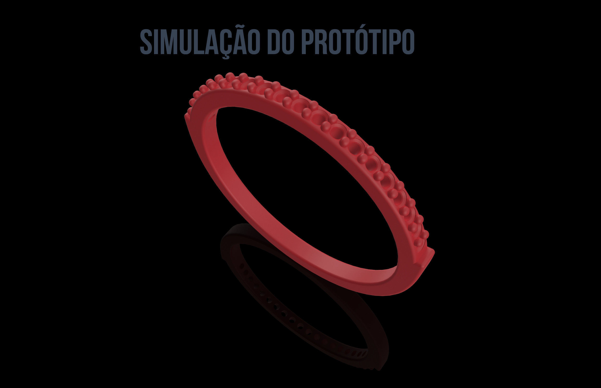 Fashion Ring With Brilliants 3D Print Model Free 3D print model_6