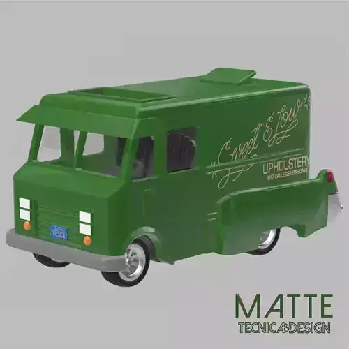 CHEECH AND CHONG FIBER VAN 1 64 SCALE 3D print model