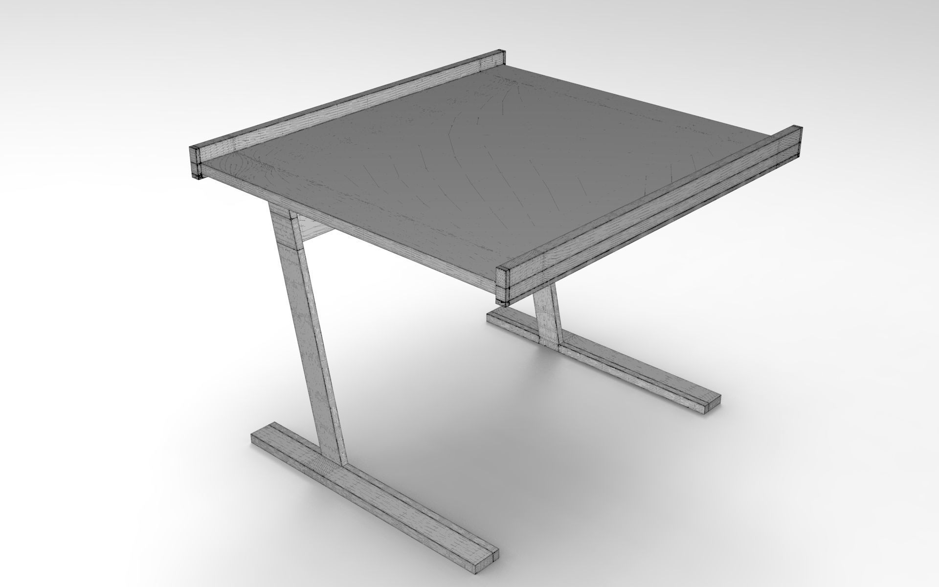 Zigma Side Table Low-poly 3D model_5