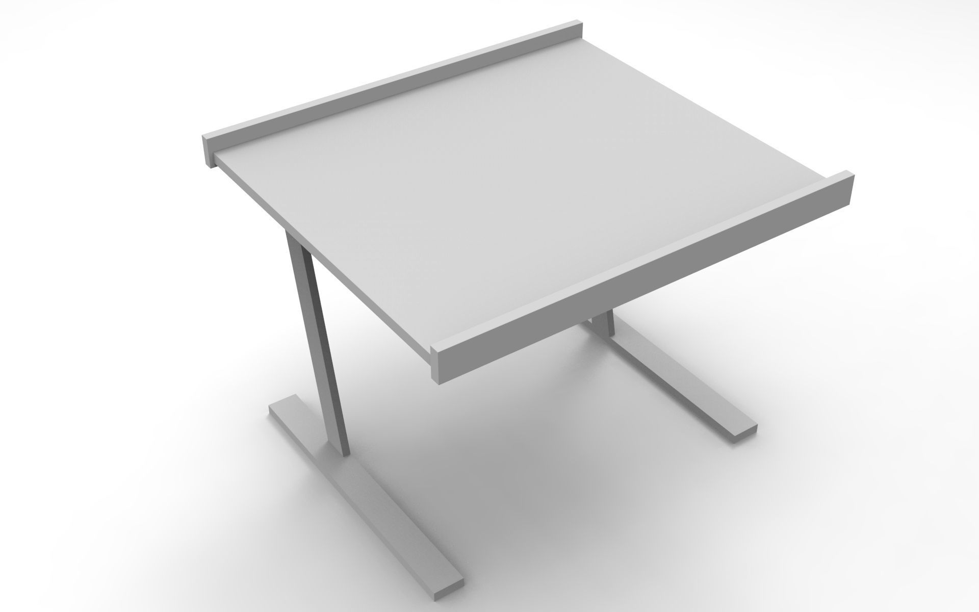 Zigma Side Table Low-poly 3D model_8