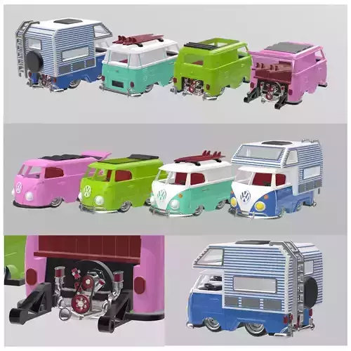 THE LAST VERSION OF THE SURF VAN KOMBI