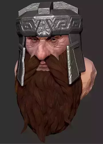 Dwarf Bust Statue
